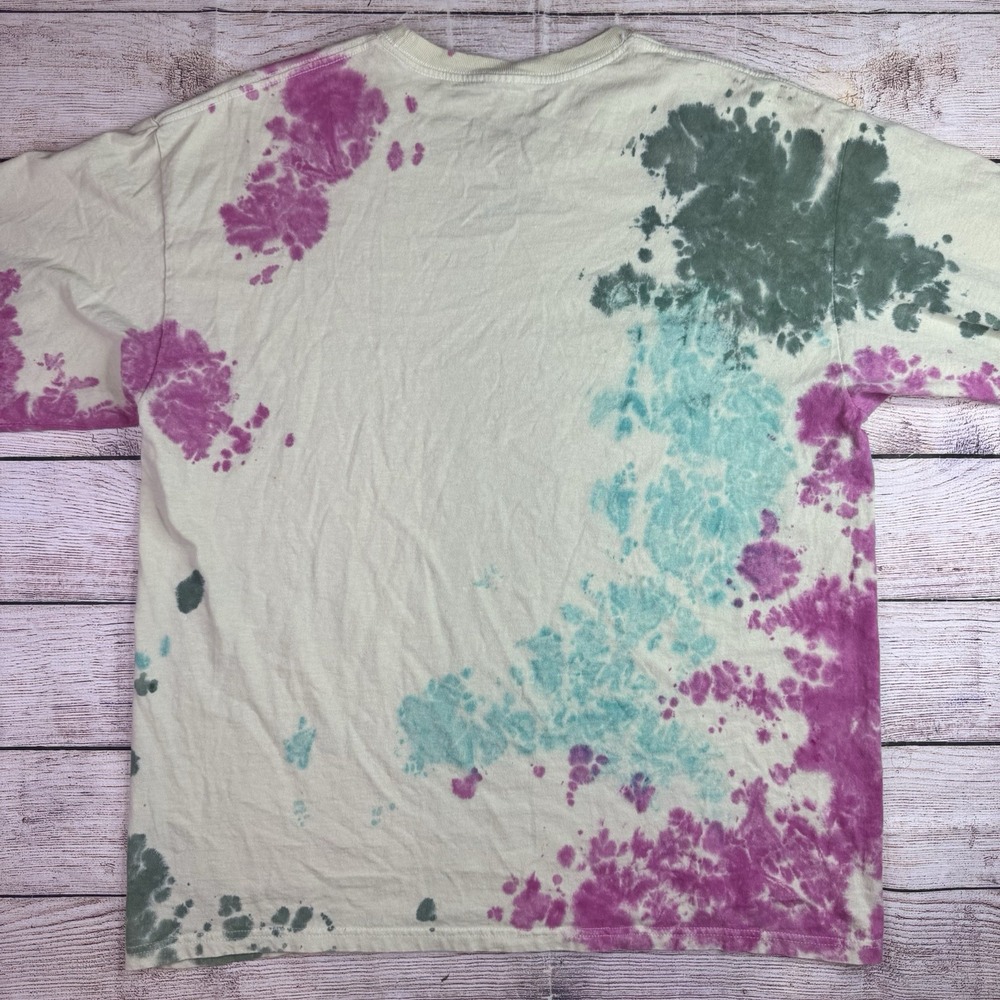 NASA Space Shuttle Tie Dye Long Sleeve Shirt M/L Retro Graphic Tee - Picture 6 of 6